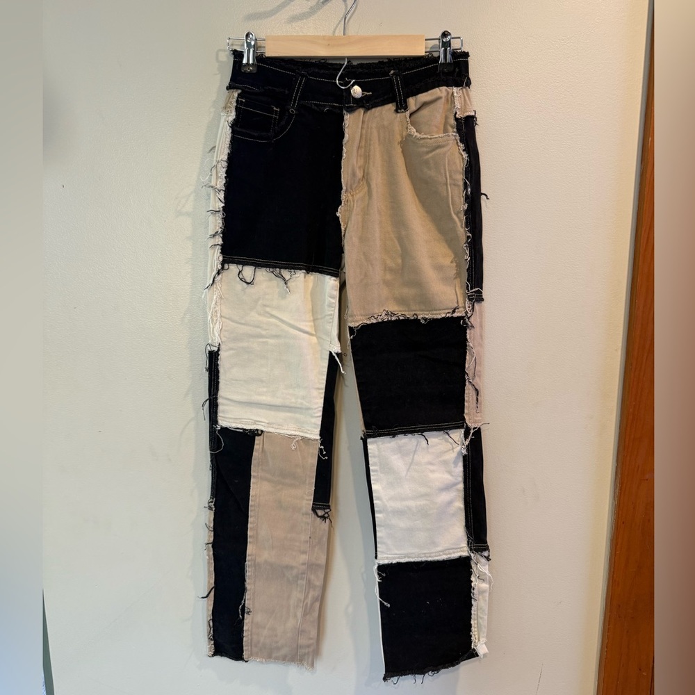 Patchwork pants - small
